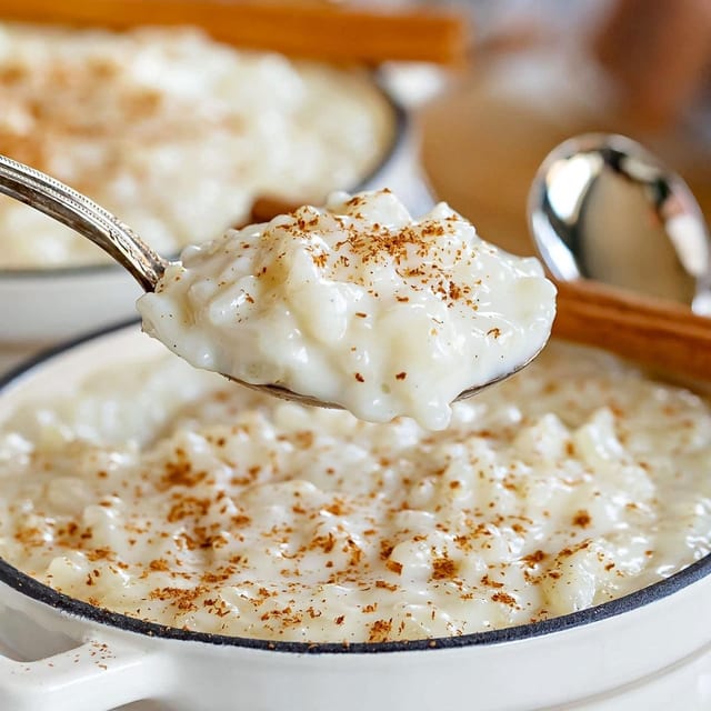 Rice pudding.